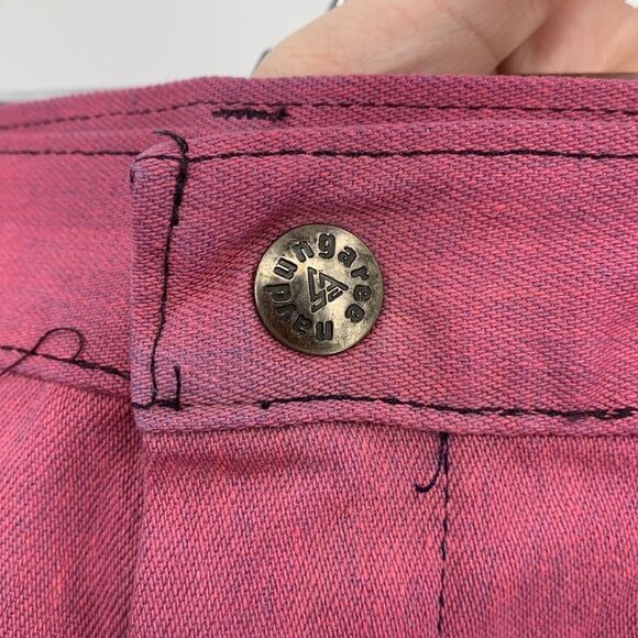 Vintage Navdungaree Mens Utility Trouser Cut off Shorts Sz 31 - Picture 4 of 7